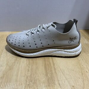 OTBT Alstead Leather Sneakers Womens Grey Suede Perforated Lace Up Size‎ 6.5 M